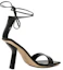 Shop (W) Sandalias By Far Devon 'Negro Punta Cuadrada con Hebilla'. 23SSDEVSBLP