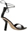 Shop (W) By Far Devon Sandal 'Tali Gesper Hujung Petak Hitam' 23SSDEVSBLP