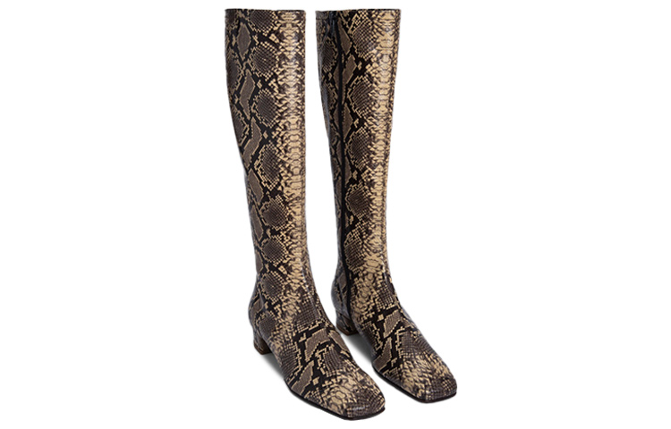 Lookbook (W) By Far Edie Boot 'Retro Kasual Leopard' 32609383677998