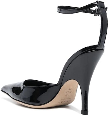 (Women) By Far Eliza 'Black Leather Pointed Buckle Stiletto' 22CRJNBLGRL-152738 Shop (Women) By Far Eliza 'Black Leather Pointed Buckle Stiletto' 22CRJNBLGRL-152738