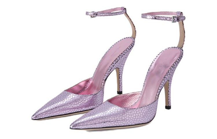 (W) By Far Eliza 'Pink Pointed Buckle Stiletto' 圖 3