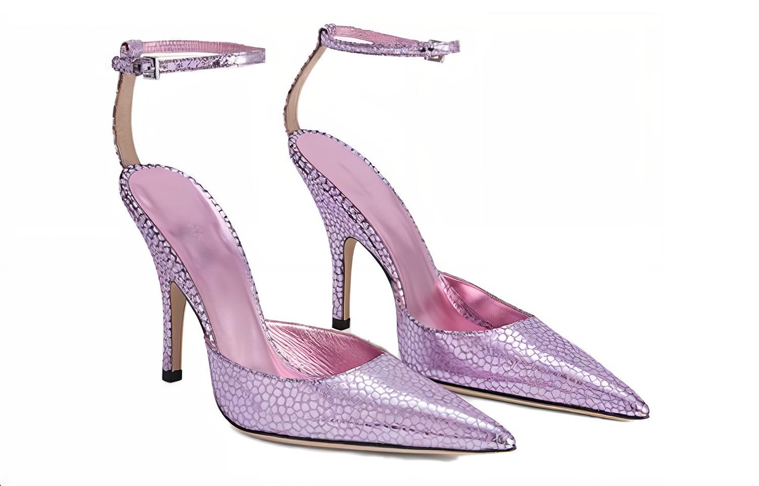 (W) By Far Eliza 'Pink Pointed Buckle Stiletto' 圖 4