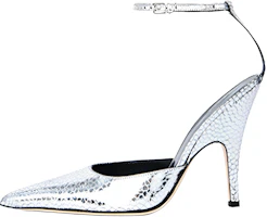 (Women) By Far Eliza 'Silver Buckle Stiletto' 22CRJNBLGRL-152733 (Women) By Far Eliza 'Silver Buckle Stiletto' 22CRJNBLGRL-152733