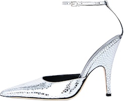 (Women) By Far Eliza 'Silver Buckle Stiletto' 22CRJNBLGRL-152733 (Women) By Far Eliza 'Silver Buckle Stiletto' 22CRJNBLGRL-152733