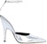 (W) By Far Eliza 'Silver Buckle Stiletto' Tumit Tinggi Perak 22CRJNBLGRL-152733