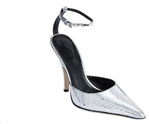 (W) By Far Eliza 'Silver Buckle Stiletto' Tumit Tinggi Perak 22CRJNBLGRL-152733 Shop (W) By Far Eliza 'Silver Buckle Stiletto' Tumit Tinggi Perak 22CRJNBLGRL-152733