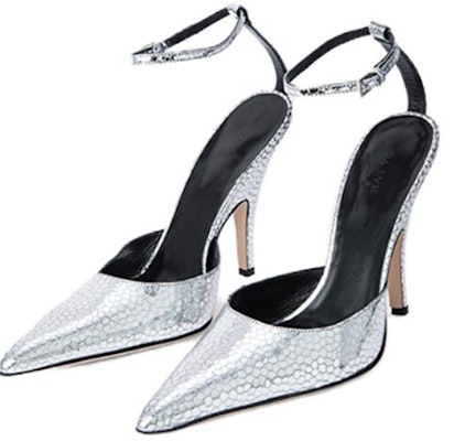 (Women) By Far Eliza 'Silver Buckle Stiletto' 22CRJNBLGRL-152733 Purchase (Women) By Far Eliza 'Silver Buckle Stiletto' 22CRJNBLGRL-152733