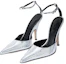 Purchase (W) By Far Eliza 'Silver Buckle Stiletto' Tumit Tinggi Perak 22CRJNBLGRL-152733