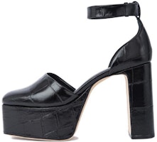 (Women) By Far Embossed Leather 12cm 'Black' 'Elegant Stiletto' 23SSBARBHAPLMCEL (Women) By Far Embossed Leather 12cm 'Black' 'Elegant Stiletto' 23SSBARBHAPLMCEL