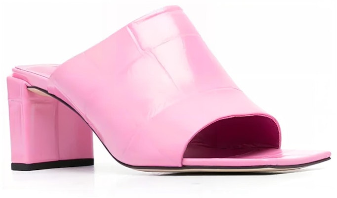 (W) By Far Tumit Chunky Kulit Timbul 'Pink Fashion' 23SSKATYMLPPMCELL Order (W) By Far Tumit Chunky Kulit Timbul 'Pink Fashion' 23SSKATYMLPPMCELL