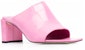 (W) By Far Tumit Chunky Kulit Timbul 'Pink Fashion' 23SSKATYMLPPMCELL