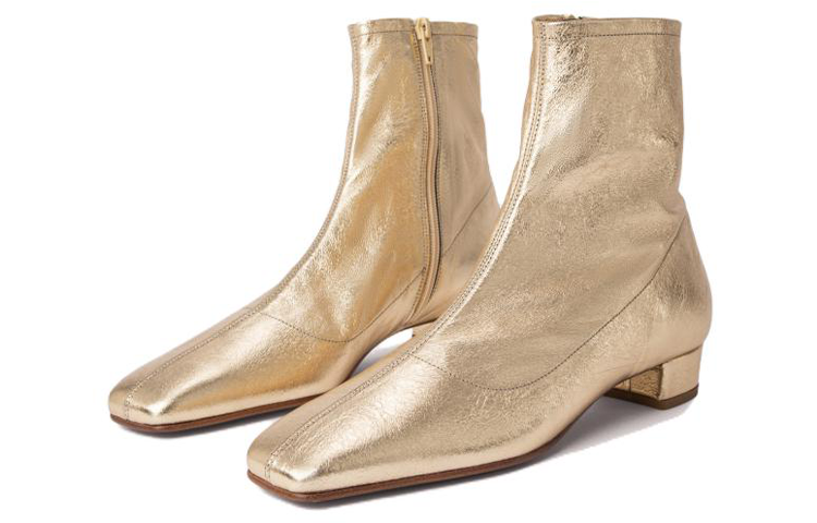 Lookbook (W) By Far Este But Zip Kulit Hujung Petak 'Emas' 23SSESTBPCHA