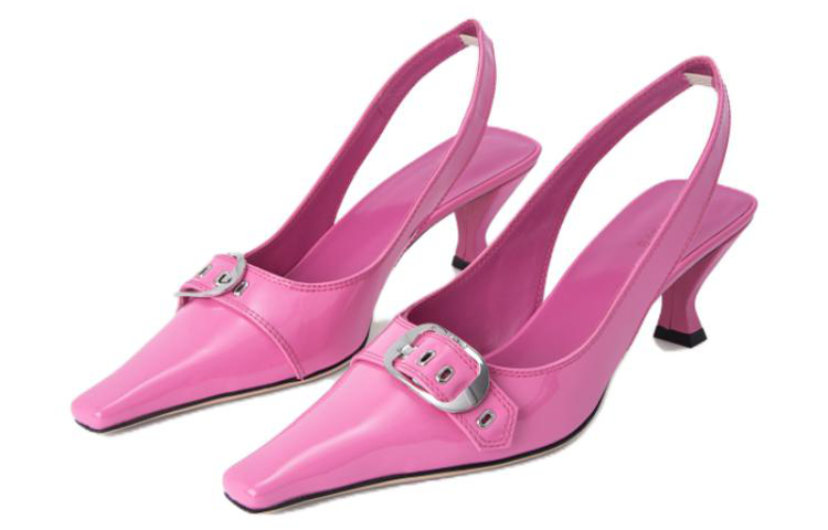 Lookbook (W) バイファー エヴィタ『ブラックレザーポインテッドトゥキトゥンヒール』 23SSEVINLPPPAN