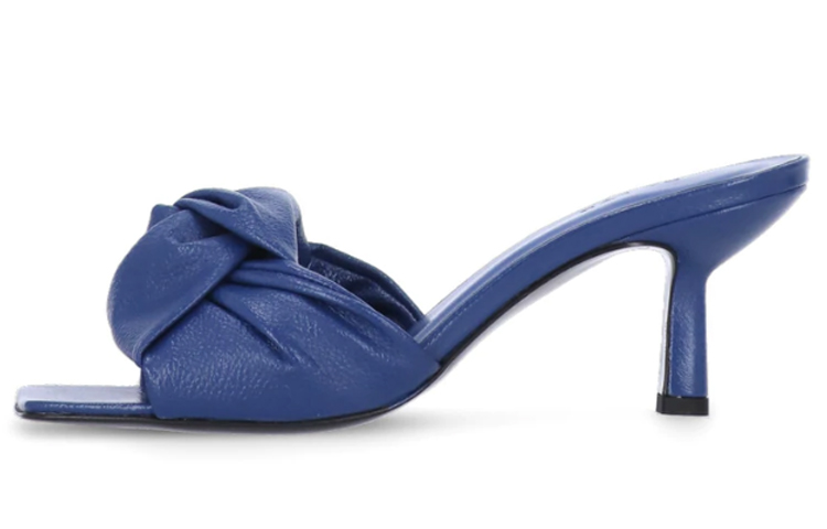 (Women) By Far Fashion Leather Sandals 'Blue' 22CRLAPBGGPB