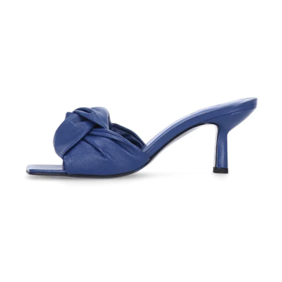 (W) By Far Fashion Leather Sandals 'Blue'