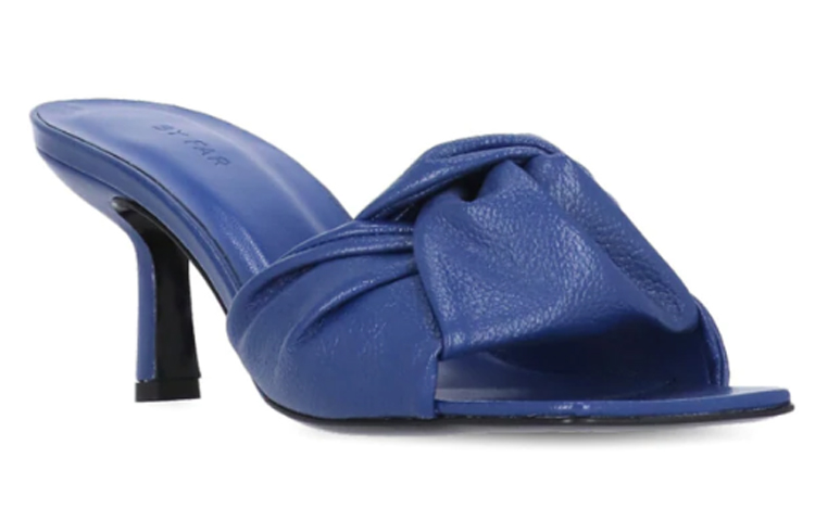 (W) By Far Fashion Leather Sandals 'Blue' 圖 2
