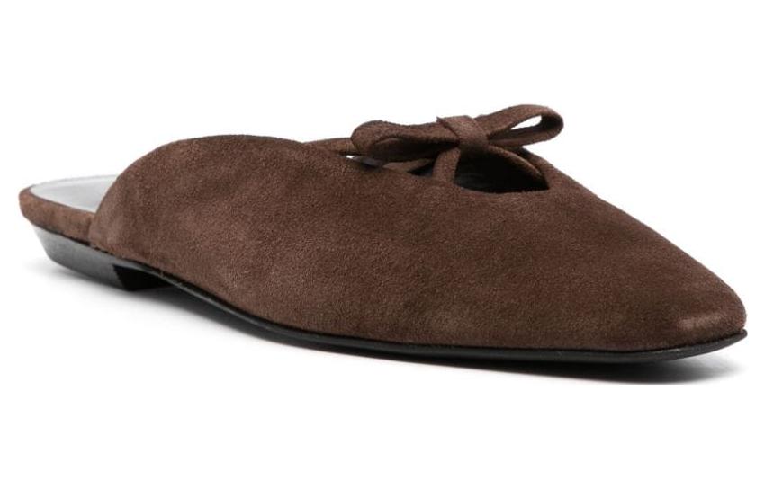 Order (W) バイファー Finn ブラウン スエード オープンヒール 23PFFNNFBERU