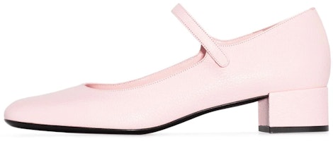 (Women) By Far Ginny 'Elegant Pink Leather Mary Jane Heels' 21PFGINPPOGRL (Women) By Far Ginny 'Elegant Pink Leather Mary Jane Heels' 21PFGINPPOGRL
