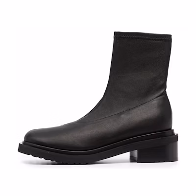 (W) By Far High-Top Casual Boot 'Stylish Versatile Black'