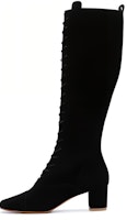 (Women) By Far High-Top Lace-Up Boots 'Black Fleece Comfort' 21FWLDBLU (Women) By Far High-Top Lace-Up Boots 'Black Fleece Comfort' 21FWLDBLU