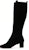 (W) But Hitam By Far High-Top Lace-Up Boots 'Keselesaan Fleece' 21FWLDBLU
