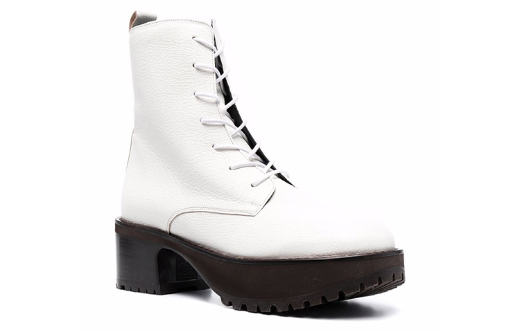 (W) By Far High-Top Sneaker Boots 'White Leather' 圖 2