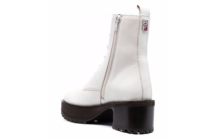 (W) By Far High-Top Sneaker Boots 'White Leather' 圖 3