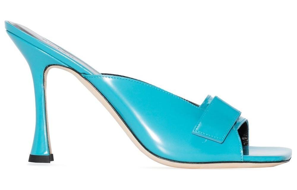 (W) By Far High Heel Sandals 'Blue Leather' 圖 2