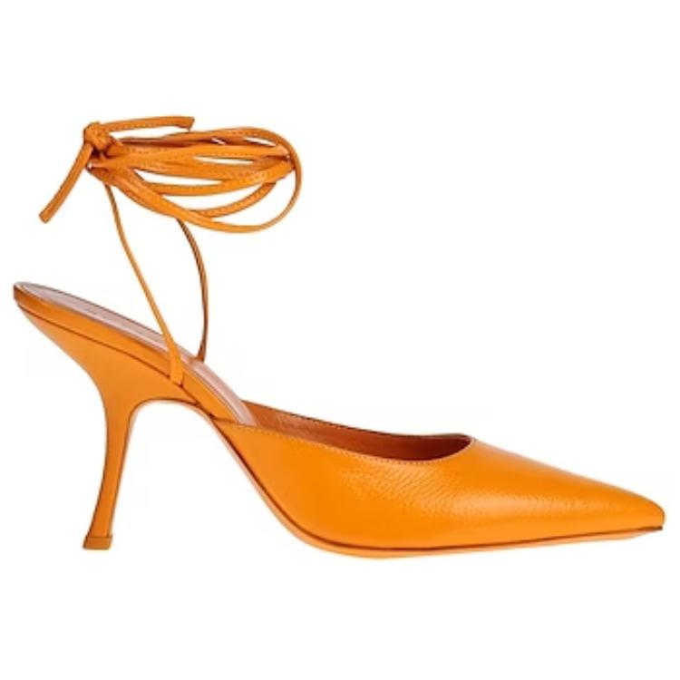 (W) By Far Jen High Heels 'Orange Leather' 圖 2