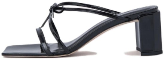 (Women) By Far June Leather 'Black Square Toe Slip-On' 23SSJUNSBLP (Women) By Far June Leather 'Black Square Toe Slip-On' 23SSJUNSBLP