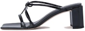 Buy (W) By Far June Kulit 'Slip-On Hujung Petak Hitam' 23SSJUNSBLP