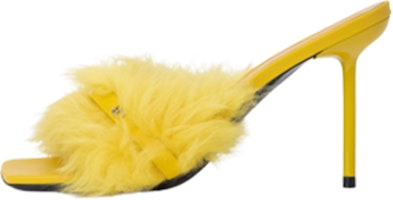 (Women) By Far Kenny Leather Square-Toe Slip-On 'Yellow' 23CRKENMDUKTOS (Women) By Far Kenny Leather Square-Toe Slip-On 'Yellow' 23CRKENMDUKTOS