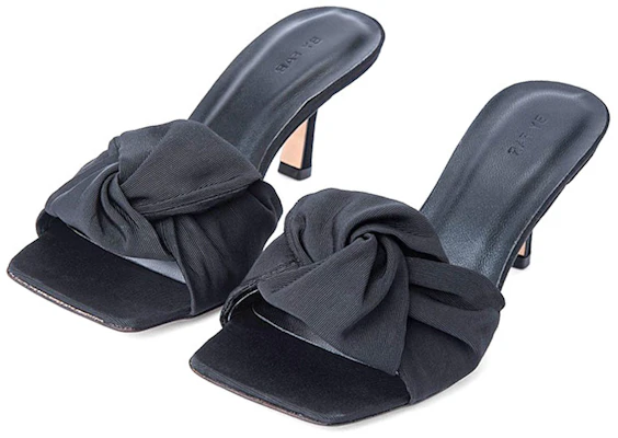 (Women) By Far Lana Black 'Satin Pointed-Toe Stiletto' 32221378871342 Shop (Women) By Far Lana Black 'Satin Pointed-Toe Stiletto' 32221378871342