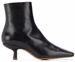Order (Women) By Far Lange Ankle Boots 'Black Snake Print' 20PFLNGBBLR-BLACK