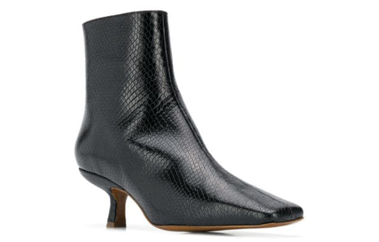 (W) By Far Lange Ankle Boots 'Black Snake Print' 圖 3