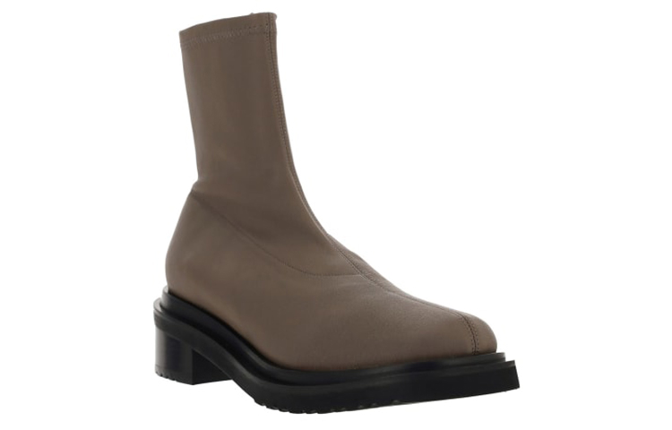 (W) By Far Leather Ankle Boot 'Brown' 圖 2