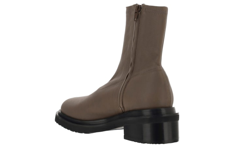 (W) By Far Leather Ankle Boot 'Brown' 圖 3