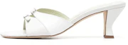 Buy (W) Sandal Tumit Blok Kulit Terbuka 'Putih' Oleh By Far 21SSNOMWHCRE