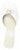 (Women) By Far Leather Block-Heel Open-Toe Sandal 'White' 21SSNOMWHCRE