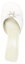 Lookbook (Women) By Far Leather Block-Heel Open-Toe Sandal 'White' 21SSNOMWHCRE