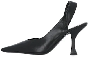 (Women) By Far Leather Fashion Chunky High Heel 9cm 'Black' 23SSYAPBLNAPBL (Women) By Far Leather Fashion Chunky High Heel 9cm 'Black' 23SSYAPBLNAPBL