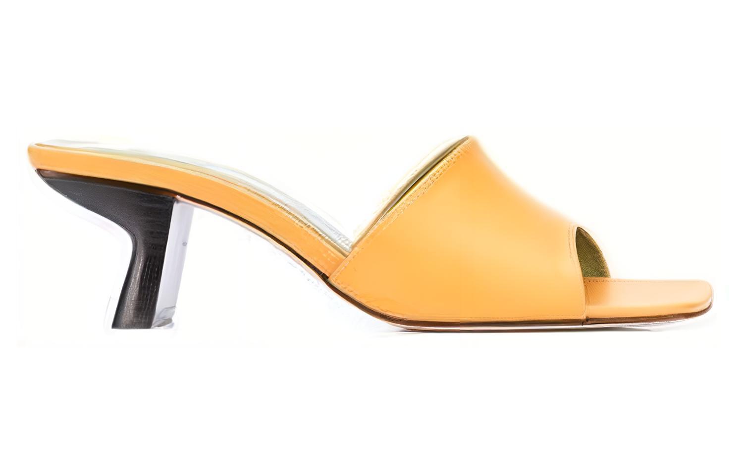 (W) By Far Leather Fashion Sandals 'Orange' 圖 2