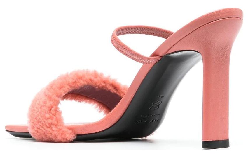 Lookbook (W) バイファー レッド レザー スライド サンダル 22PFADSLMSHESLM