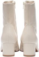 By Far 皮革 時尚套穿 短靴 女款 白色 Shop By Far 皮革 時尚套穿 短靴 女款 白色