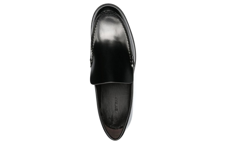 (W) By Far Leather Loafer 'Black Fashion' 圖 4