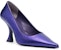 (W) By Far Kasut Kulit 'Purple Stiletto' 22FWVIVUVMEGUV