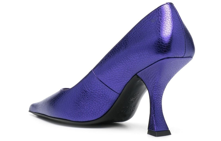 Lookbook (Women) By Far Leather Mule 'Purple Stiletto' 22FWVIVUVMEGUV