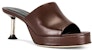 (Women) By Far Leather Mules 'Deep Red Fashion' 22FWCAAMSEQNAP