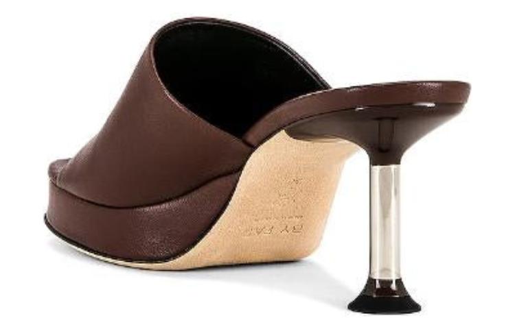 (W) By Far Leather Mules 'Deep Red Fashion' 圖 4