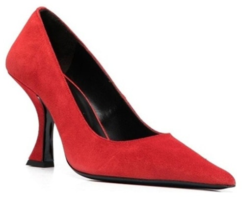(W) Mules de Cuero By Far 'Stiletto Rojo' 22PFVIVPMU Order (W) Mules de Cuero By Far 'Stiletto Rojo' 22PFVIVPMU
